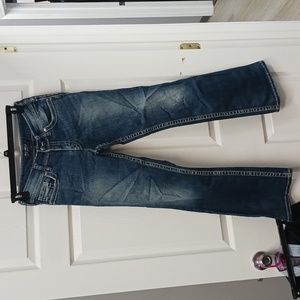 Silver Jeans Womens Suki High Bootcut W29/L32 Dark